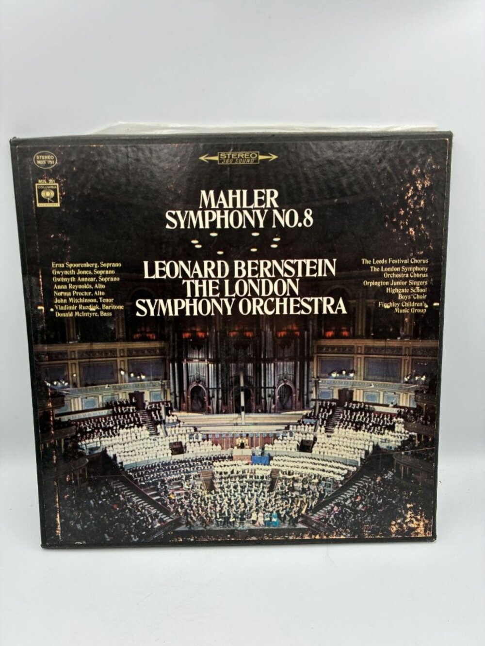 Mahler Symphony No. 8 Leonard Bernstein London Symphony Orchestra 1966 Vinyl